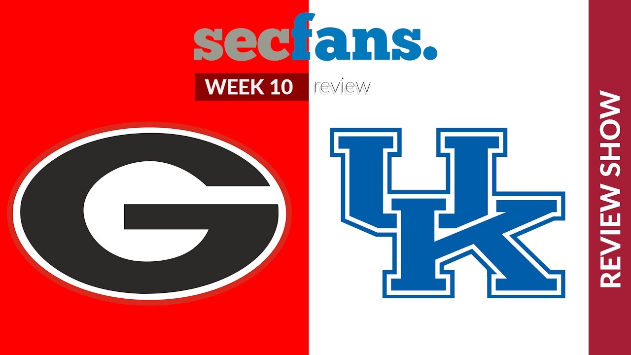 UGA vs Kentucky Week 10 Review College Football 2016 YouTube
