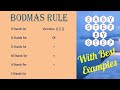 BODMAS| BODMAS Rule| BODMAS in simple way