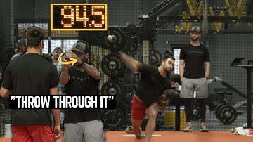 Sweeper Pitch Design Session With Mid 90s Pitcher | DJ WIlkinson