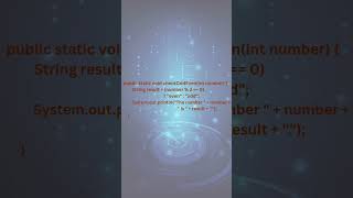 Day 224 – Odd/Even Check in Java Without If-Else#java  #leetcode#300daysofcode #coding #programming