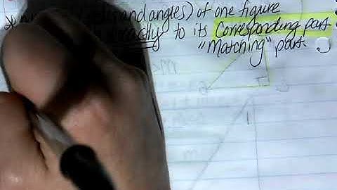 Unit 4 Day 2 Rigid Motion and Congruence Vocab Video