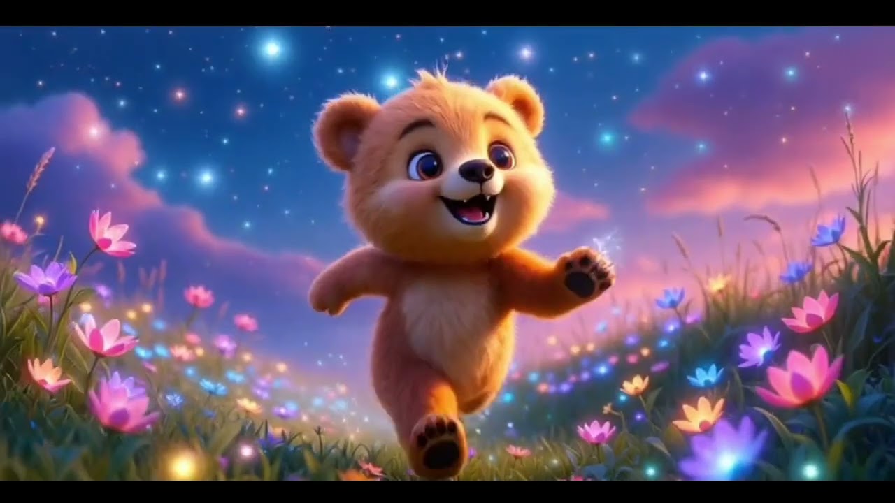 ✨ Little Starry Bear – Magical 3D Kids Rhyme | Bedtime Animation Song