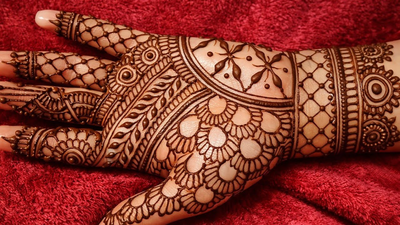 Very simple unique style mehndi design for ramzan | Simple Arabic Mehndi Design For Backhand #henna 