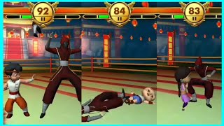 Chhota Bheem, Raju and Chutki Vs Shadow Ninja Fight in Chhota Bheem kungfu Dhamaka Game | screenshot 3