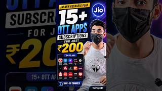 15+ OTT App Subscriptions for Just ₹200 | Jio NEW Recharge Plan