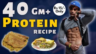 High Protein Besan Chilla Easy Recipe For Fast Muscle Gain | Gym Diet