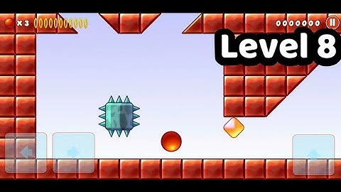 Bounce Ball - Level 8 | Speed Gameplay