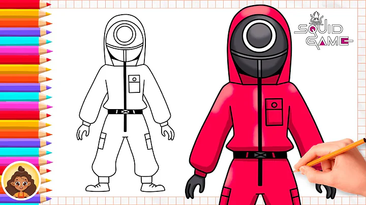 How to Draw Squid Game Circle Uniform | from Squid Game 2