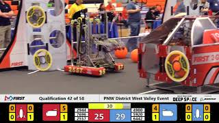 2019 PNW District West Valley Event Qual 42