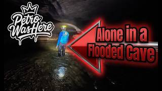 Alone In A Flooded Cave