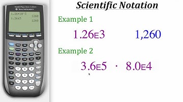 TI Calculator Tutorial: Scientific Notation