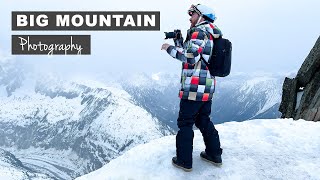MOUNTAIN PHOTOGRAPHY and SNOWBOARDING in MONT BLANC