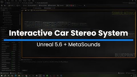 Spatialized Car Stereo in Unreal 5.6/MetaSounds (Funky Fresh!)