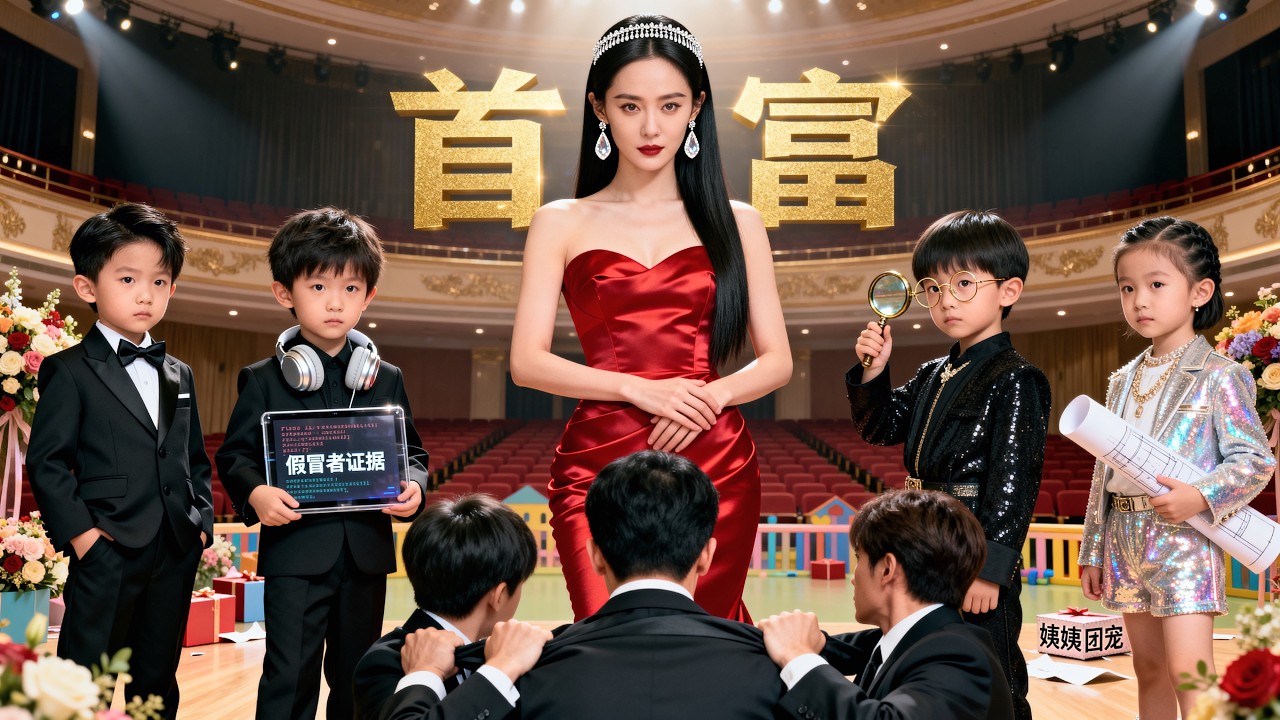 單親媽媽被竊取首富身份無處申冤，依靠鑑寶黑客天才兒女佈局，一夜之間奪回億萬家產讓冒牌者淨身出戶！#豪門恩怨 #逆襲傳奇 #劇情反轉