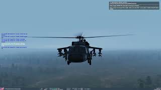 UH-60L mod AI JTAC server test 01 | DCS World