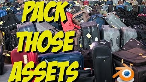 PACKING Your Blend. file   BLENDER quick tip :-)