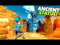 CLEANING CEMENT OFF AN ANCIENT ALIEN STATUE IN POWERWASH SIMULATOR?!