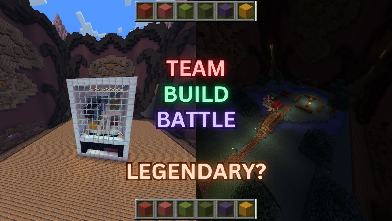 Gaming Youtubers Play Team Build Battle In Minecraft! - YouTube