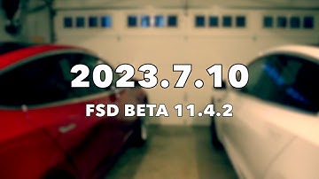 Tesla Software Update | FSD Beta v11.4.2 | 2023.7.10