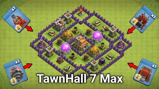 Max TownHall 7 VS All 1 Max Siege Machine | Clash OF Clans screenshot 3