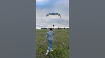 This morning landing #15 🪂✅ #paramotororlando  #paramotor  #shorts