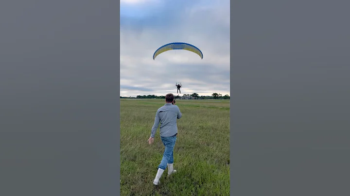 This morning landing #15 🪂✅ #paramotororlando  #paramotor  #shorts