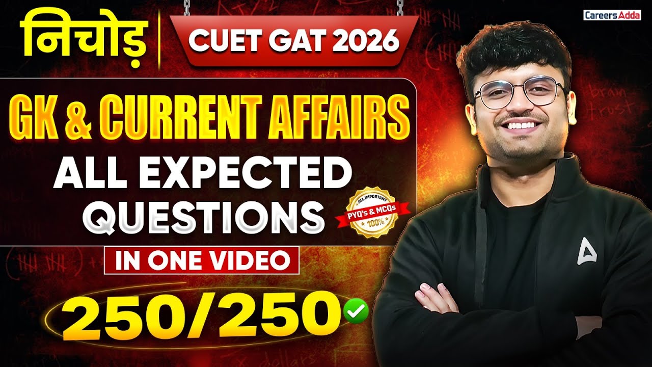 CUET GAT 2026 Current Affairs and Static GK All Expected Questions in ...