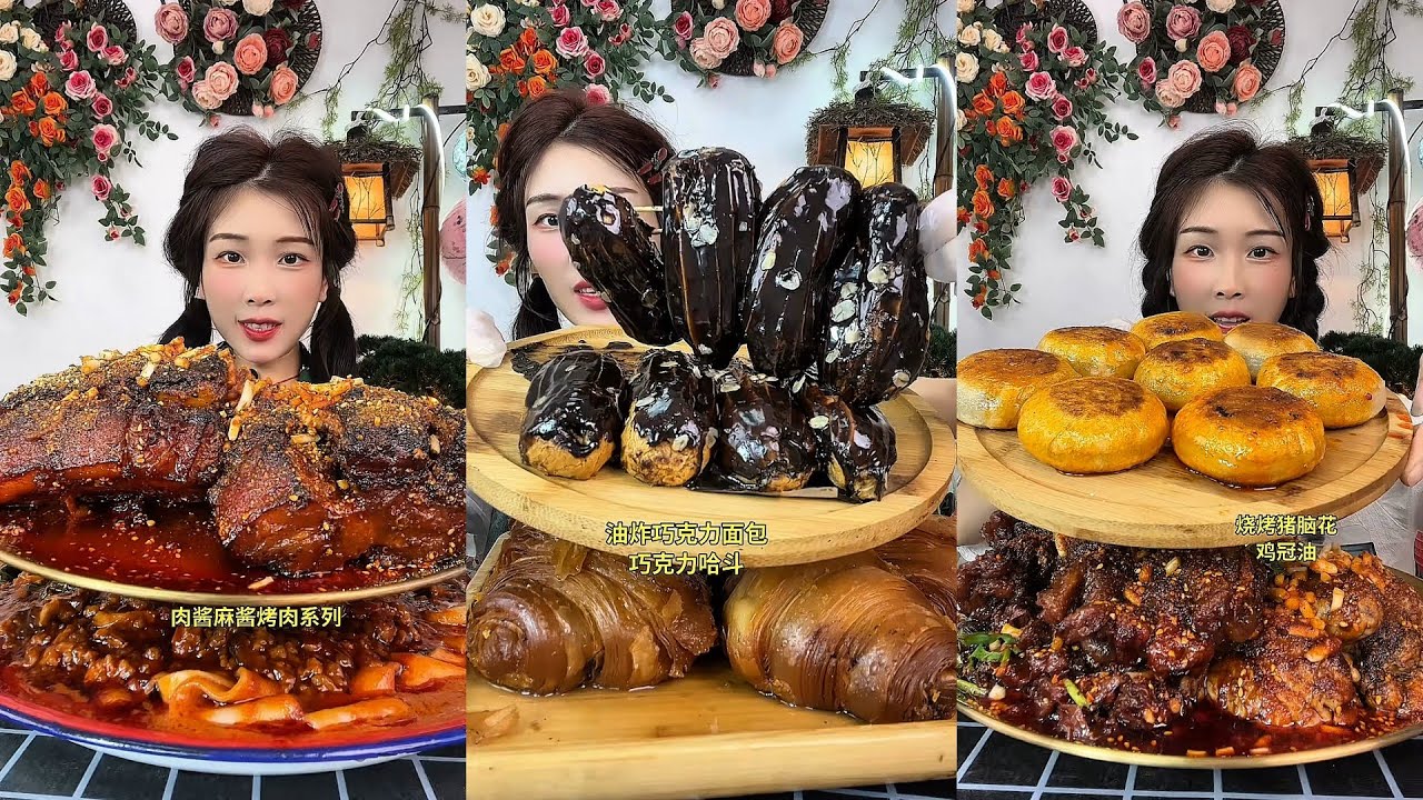 【ASMR】【MUKBANG】DELICIOUS DINING PROGRAM | HOMEMADE CHINESE FOOD | 食べる | 吃播 #咀嚼音