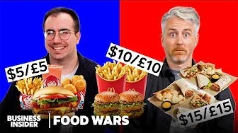 US vs UK Fast Food Value Meals | Food Wars | Insider Food