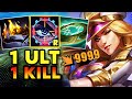 Caitlyn jungle now deletes your entire health bar with 1 ult 500 ad max lethality