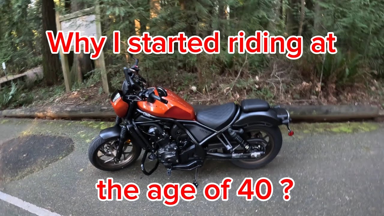 Why I chose to ride at the age of 40?My riding goal as I grow older| #honda #hondamotorcycles #biker