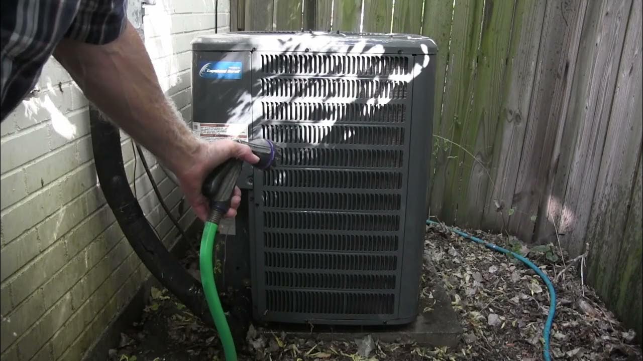 Air conditioner quit cooling, How to clean the ac condenser YouTube