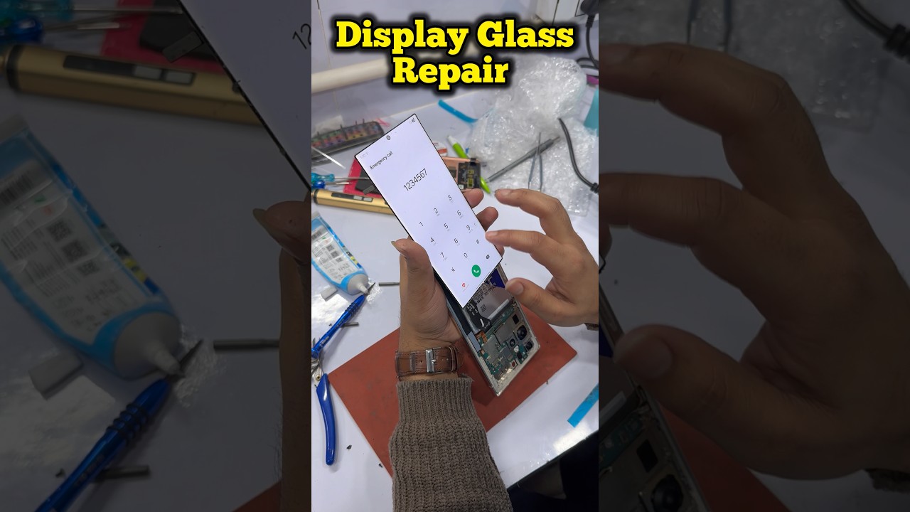 Samsung S23 Ultra Display Glass Repair / Display Glass Change 