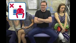 Interdiction d'écarter les jambes : Le "Manspreading"