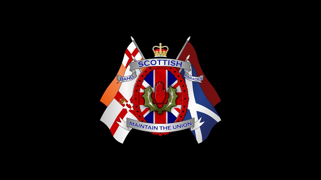 Parkhead Orange and Purple District No  21 evening parade