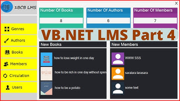 VB.Net Project Tutorial - Create a Library Management System Using VB.Net And MySQL - [ Part 4 ]
