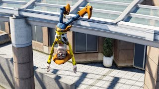 Gta 5 Woody From Toy Story Jumping Off Highest Buildings (Euphoria Physics/Ragdolls)