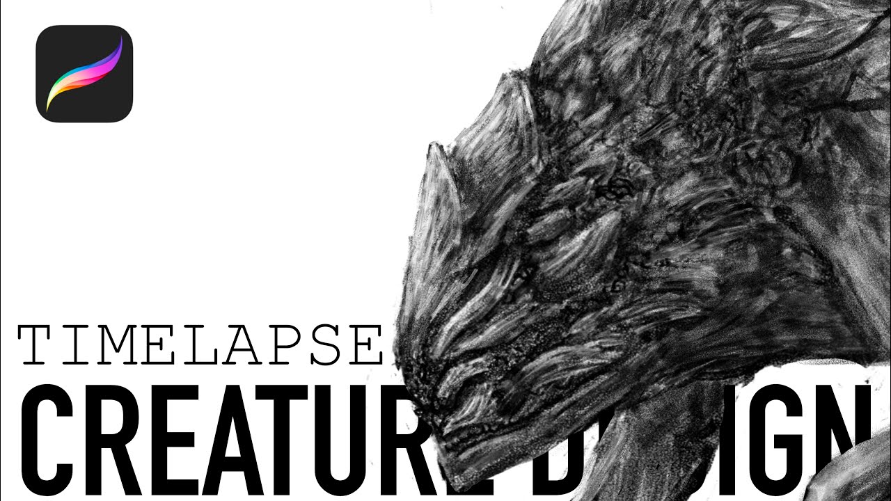 Creature design Timelapse - Goliath - YouTube