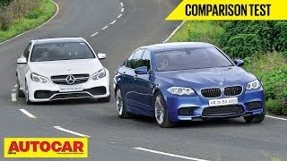 BMW M5 VS Mercedes E63 AMG | Comparison Test | Autocar India