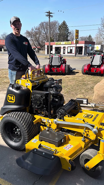 Hustler Super SF, the fastest stand-on mower in the world! #hustlermower #commericalmower #lawnmower