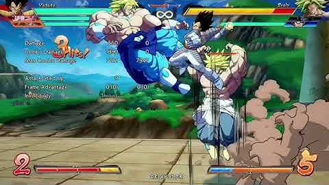 Easy base vegeta mid screen loop combo