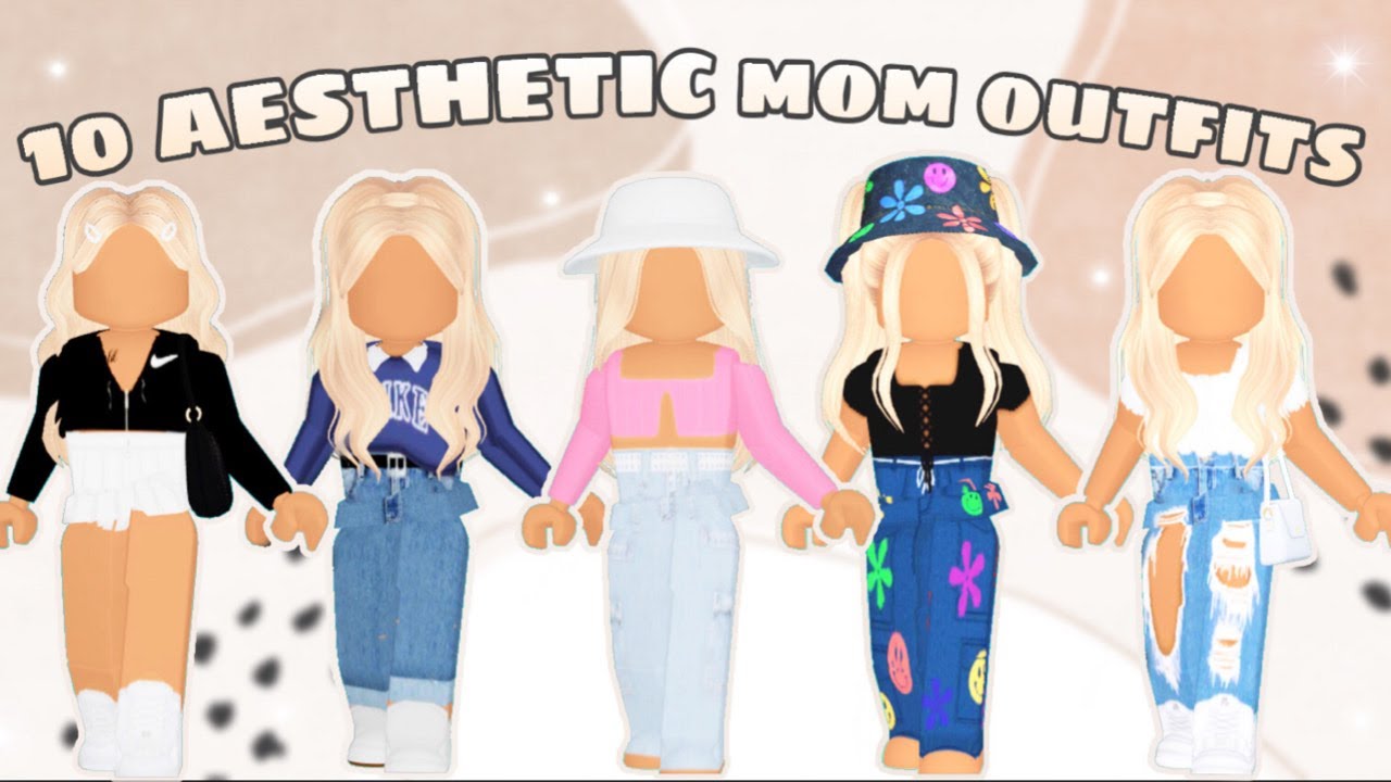 10 Aesthetic Bloxburg Mom Outfits With Codes Isiimplydiiana Youtube - bloxburg mom roblox style