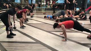 Push-pull superset / atomic push up - bent over row