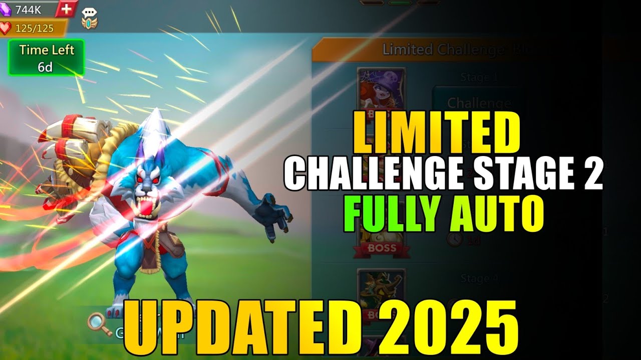 Lords mobile limited challenge bloodlust stage 2