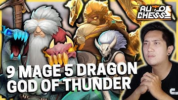 12 Level Human Dragon Mage God of Thunder ⭐️⭐️ | Auto Chess Indonesia