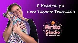 🔴 Como Fazer Um Tapete Trançado - Histórias Do Ateliê Resimi