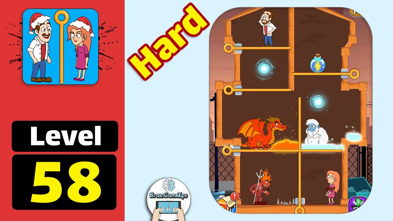 Home Pin: Pull The Pin Puzzle - Hard Level 58 Walkthrough