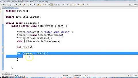 How to count number of vowels in a string in java