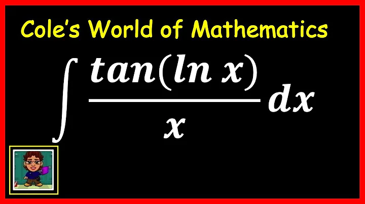 Integral of tan(ln x)/x ❖ Calculus 1 ❖ U-Substitution