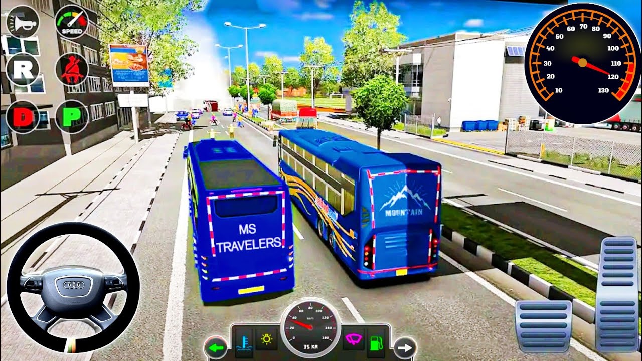 Coach Bus Offroad Driving Simulator 3D - Mountain Uphill Mud Bus Drivers - Android GamePlay #1